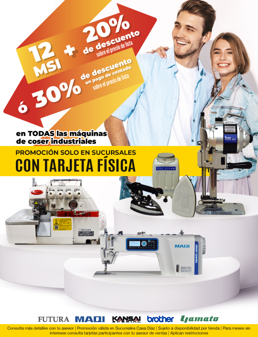 Mquinas de coser industriales